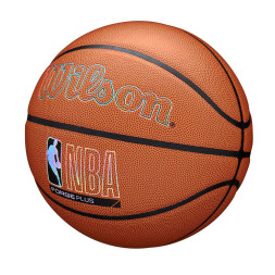 Мяч баск. WILSON NBA Forge Plus, WZ2016801XB7, р.7, PU, бутиловая камера, коричневый