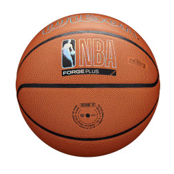 Мяч баск. WILSON NBA Forge Plus, WZ2016801XB7, р.7, PU, бутиловая камера, коричневый