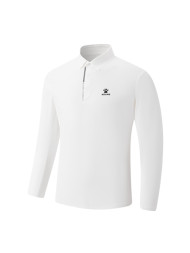 Лонгслив KELME Long-sleeved Polo Shirt White