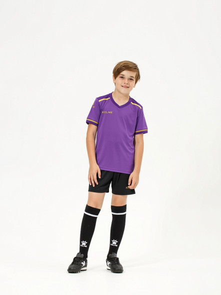 Детская футбольная форма KELME Football Suit (Violet/Black)