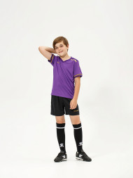 Детская футбольная форма KELME Football Suit (Violet/Black)