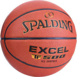 Мяч баск. SPALDING TF-500 Excel In/Out р.6, 76798z, композит, коричневый