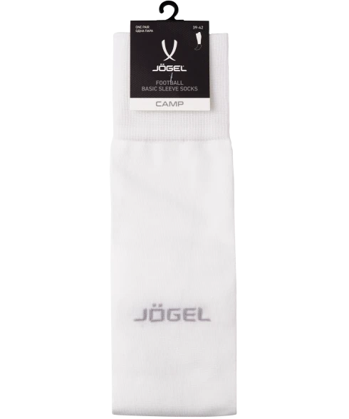Гольфы футбольные JOGEL CAMP BASIC SLEEVE SOCKS 00, белый/серый