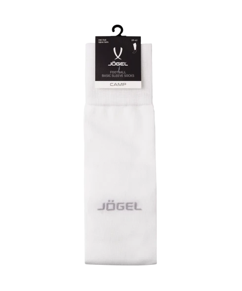 Гольфы футбольные JOGEL CAMP BASIC SLEEVE SOCKS 00, белый/серый