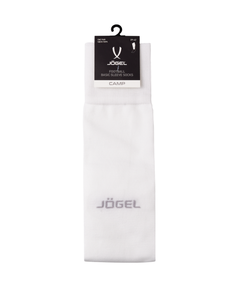 Гольфы футбольные JOGEL CAMP BASIC SLEEVE SOCKS 00, белый/серый