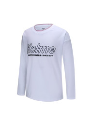 Детский лонгслив KELME Boys Long Sleeve T-Shirt White