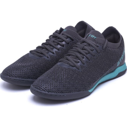 Бутсы футбольные ATEMI, SBA-003 INDOOR KIDS, цв. серый/ бирюзовый (28)