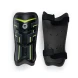 Щитки футбольные TORRES Training, FS2306L,р.L, без голеностопа, две заст. на лип, черно-салатовый