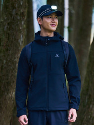 Демисезонная куртка KELME Hooded Fleece-lined Woven Coat Black