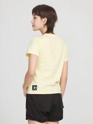 Футболка KELME Round Neck Short Sleeve T-Shirt Yellow