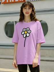 Футболка KELME Round Neck Short T Light Purple