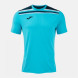 ФУТБОЛКА С КОРОТКИМ РУКАВОМ TOLEDO II ФЛУОРЕСЦЕНТНЫЙ БИРЮЗОВЫЙ ТЕМНО-СИНИЙ