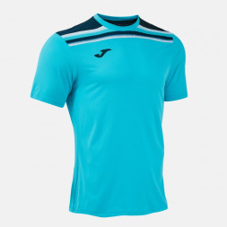 ФУТБОЛКА С КОРОТКИМ РУКАВОМ TOLEDO II ФЛУОРЕСЦЕНТНЫЙ БИРЮЗОВЫЙ ТЕМНО-СИНИЙ