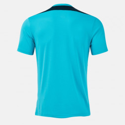ФУТБОЛКА С КОРОТКИМ РУКАВОМ TOLEDO II ФЛУОРЕСЦЕНТНЫЙ БИРЮЗОВЫЙ ТЕМНО-СИНИЙ