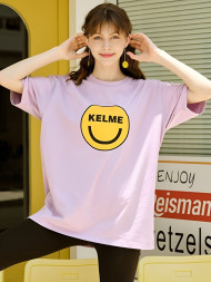 Футболка KELME Short-Sleeved T-Shirt Light Purple