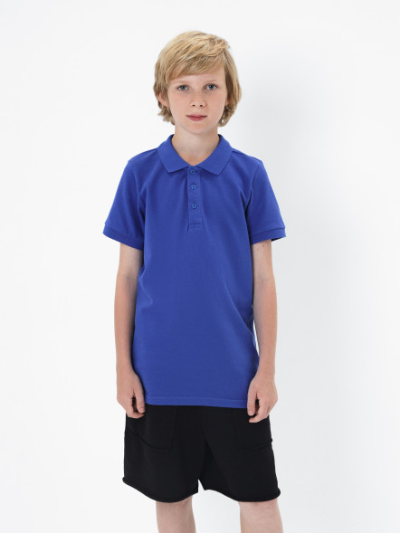 Детская футболка-поло FN Classic Blue