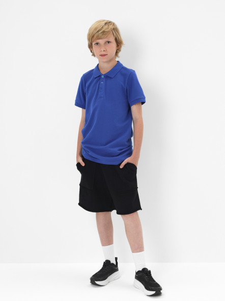 Детская футболка-поло FN Classic Blue