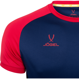 Футболка игровая JÖGEL CAMP Reglan Jersey, темно-синий/красный, детский