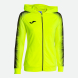 CHAQUETA CON CAPUCHA ELITE XI AMARILLO FLUOR NEGRO