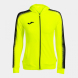 CHAQUETA CON CAPUCHA ELITE XI AMARILLO FLUOR NEGRO