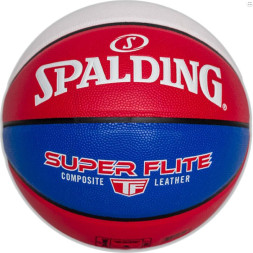 СЦ*Мяч баск. SPALDING Super Flite 76930z, р.7, синт. кожа (композит), желто-фиолетовый
