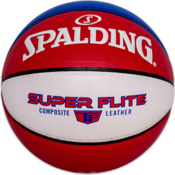 СЦ*Мяч баск. SPALDING Super Flite 76930z, р.7, синт. кожа (композит), желто-фиолетовый