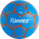 Мяч ганд. TORRES Club, H32442, р.2, ПУ, 5 подкл. слоев, руч. сшивка, синий