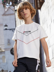 Детская футболка KELME Boys Short Sleeve T-Shirt White