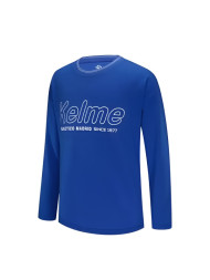Детский лонгслив KELME Boys Long Sleeve T-Shirt Blue