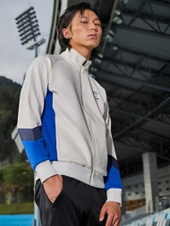Олимпийка KELME Knitted Jacket (White/Blue)