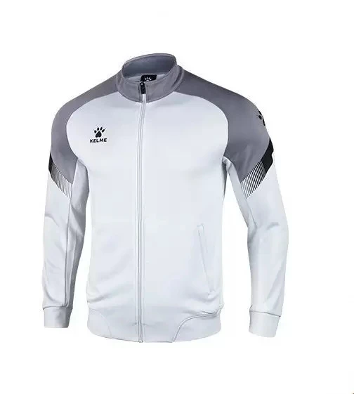Олимпийка KELME Knitted Jacket (White/Grey)