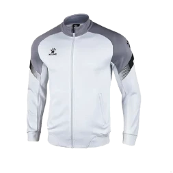 Олимпийка KELME Knitted Jacket (White/Grey)