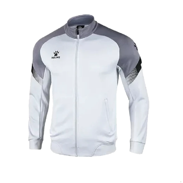 Олимпийка KELME Knitted Jacket (White/Grey)