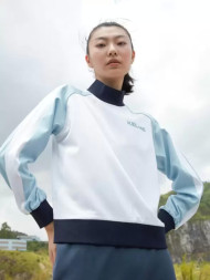 Свитшот KELME Round Neck Sweater (White/Light Blue)