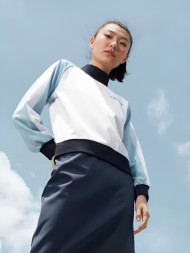 Свитшот KELME Round Neck Sweater (White/Light Blue)