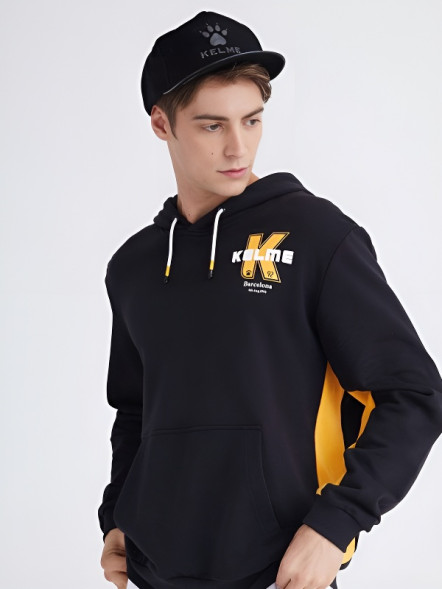 Худи KELME Men's Hooded Sweater Black