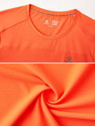 Футболка KELME Crew Neck Short-sleeved T-shirt Orange