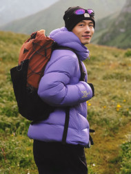 Пуховик KELME Regular Hooded Down Jacket Violet