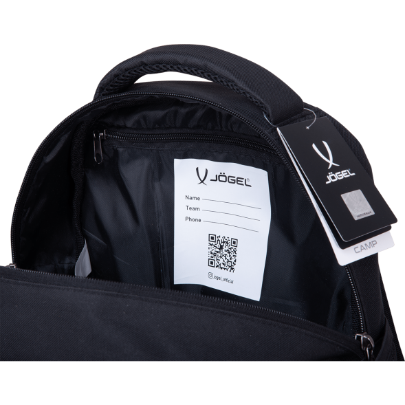 Рюкзак JOGEL CAMP Double Bottom с двойным дном, черный