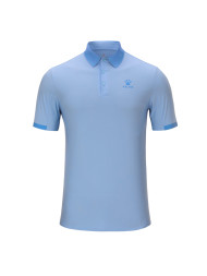 Футболка KELME Short Sleeve Polo Shirt Light Blue
