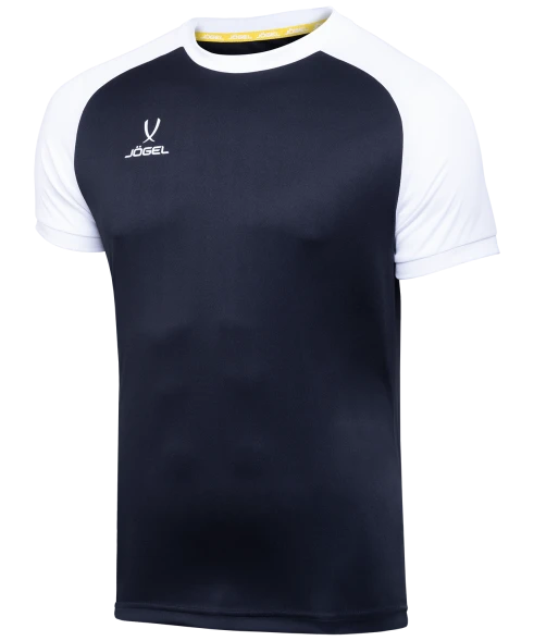 Футболка игровая JOGEL CAMP Reglan Jersey, черный/белый, детский