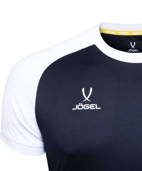 Футболка игровая JOGEL CAMP Reglan Jersey, черный/белый, детский