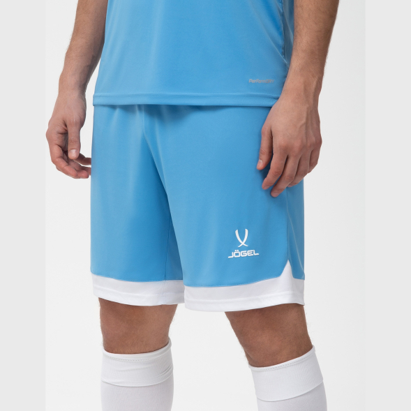 Шорты игровые JOGEL DIVISION PerFormDRY Union Shorts, голубой/белый/белый