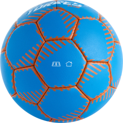 Мяч ганд. TORRES Club, H32443, р.3, ПУ, 5 подкл. слоев, руч. сшивка, синий