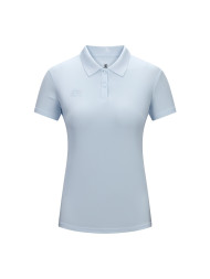 Футболка-поло KELME Women's Short-sleeved Polo Shirt Light Blue