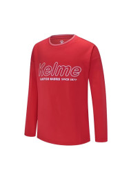 Детский лонгслив KELME Boys Long Sleeve T-Shirt Red