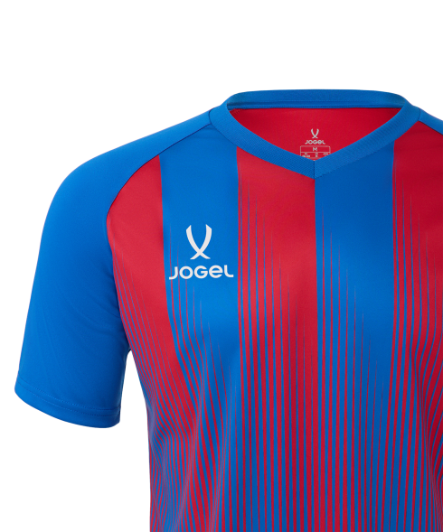 Футболка игровая JOGEL CAMP Striped Jersey, красный/синий