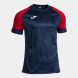 ФУТБОЛКА С КОРОТКИМ РУКАВОМ HISPA V ТЁМНО-СИНИЙ КРАСНЫЙ