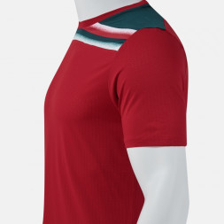 ФУТБОЛКА С КОРОТКИМ РУКАВОМ TOLEDO II КРАСНЫЙ ТЕМНО-СИНИЙ