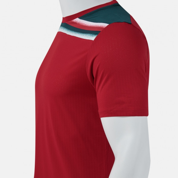 ФУТБОЛКА С КОРОТКИМ РУКАВОМ TOLEDO II КРАСНЫЙ ТЕМНО-СИНИЙ